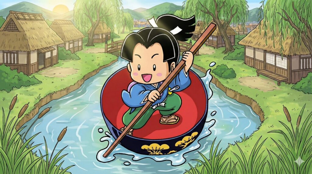 一寸法師のイラスト