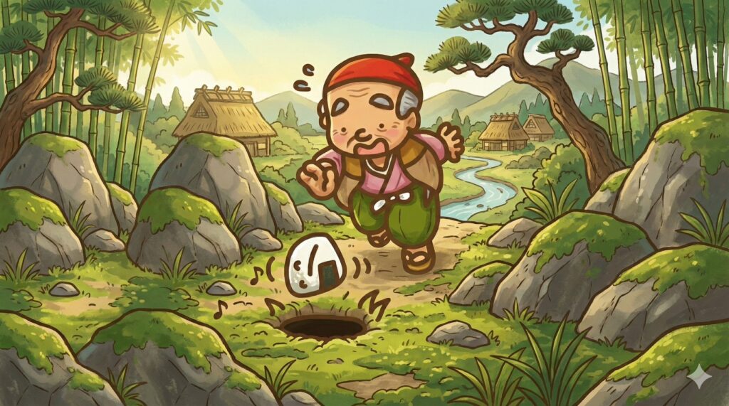 おむすびころりんのイラスト